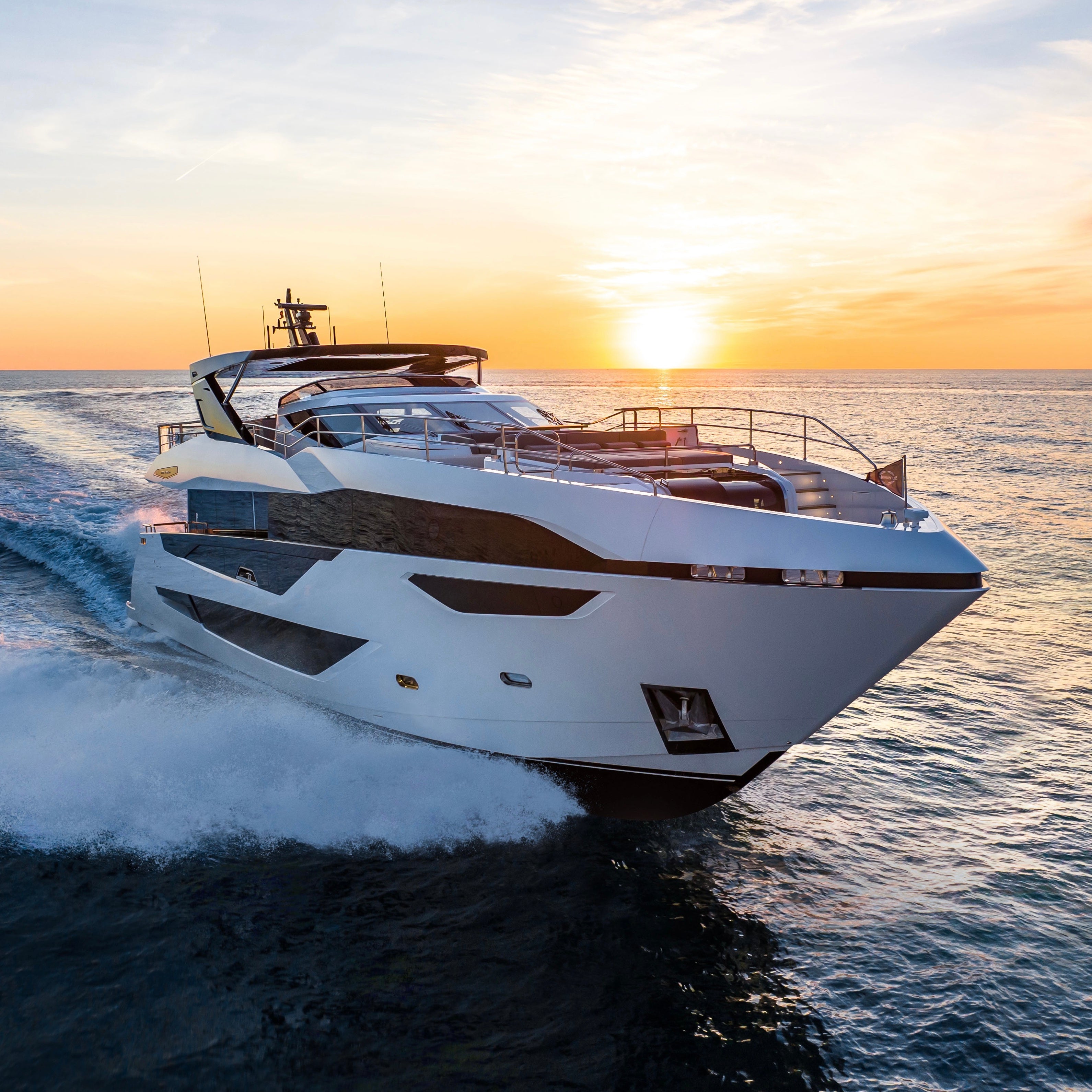 Yacht in the sun