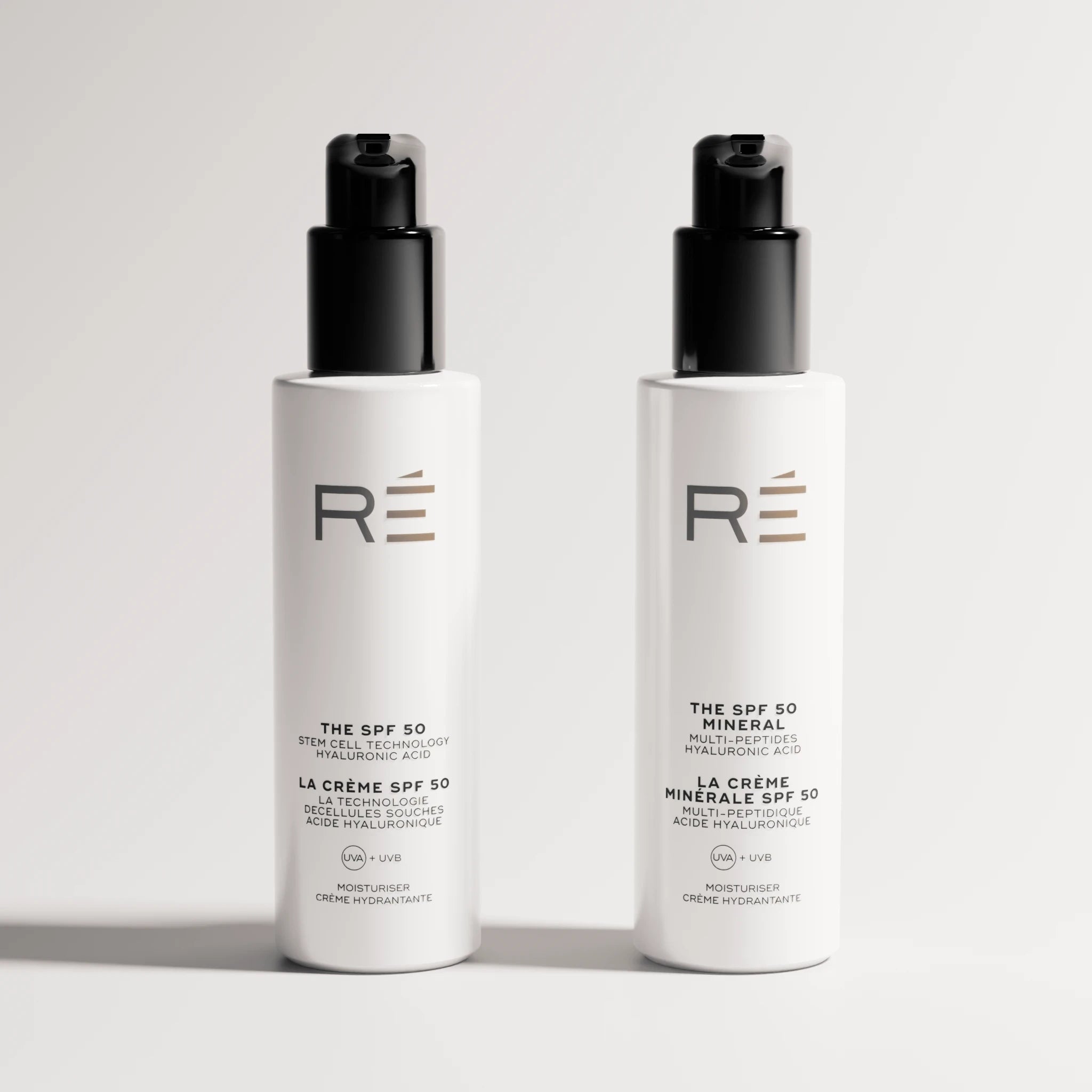 Two SPF Moisturisers (One with Fragrance, one is a tinted mineral sunscreen) - Packshot